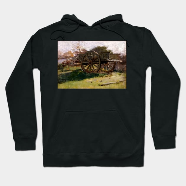 Cart, Nantucket by Theodore Robinson Hoodie by Classic Art Stall